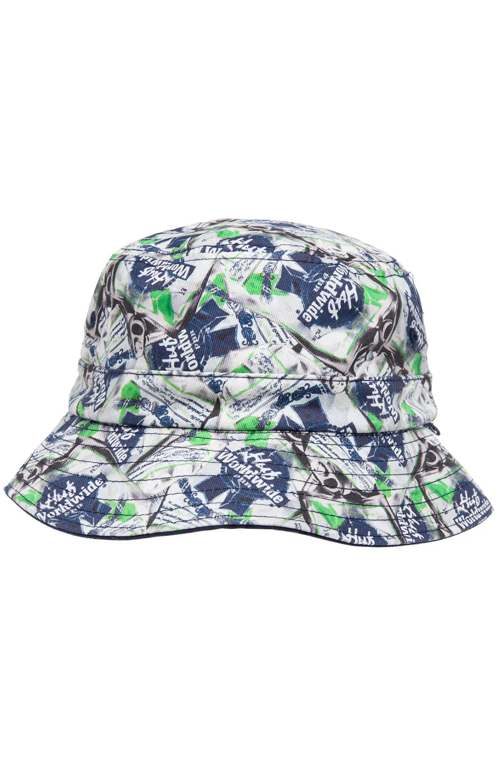 HUF x Pabst Blue Ribbon Crushed Reversible Bucket Hat - Navy