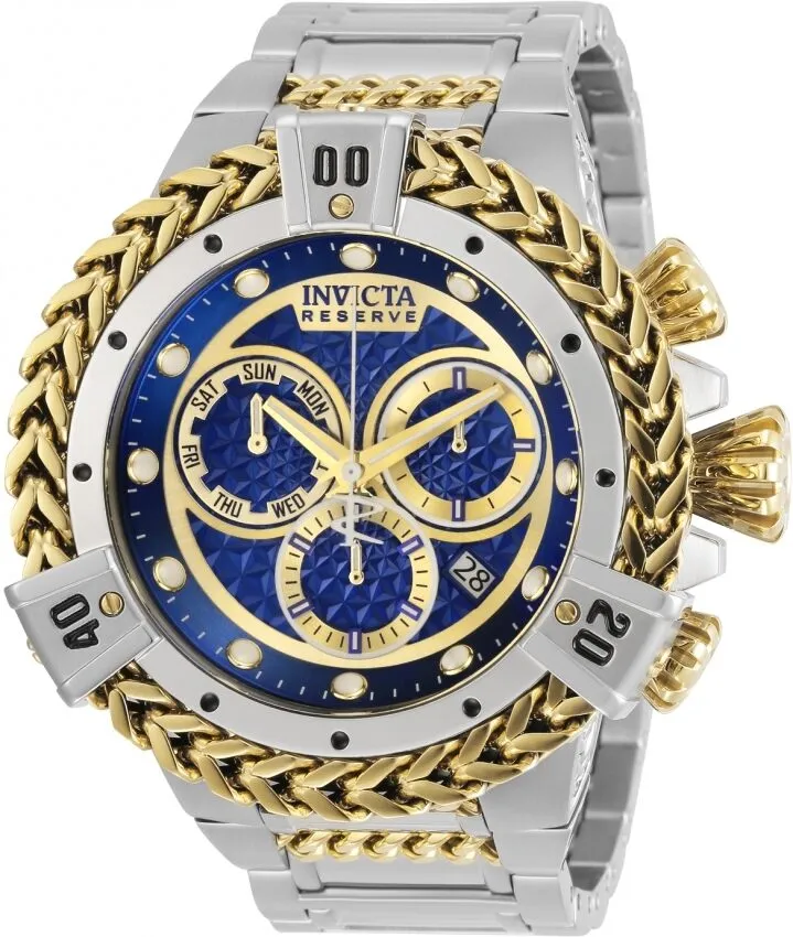 Invicta Reserve Chronograph Quartz Blue Dial Men's Watch 30543