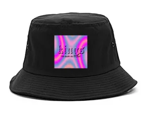 Iridescent Till Death Box Logo Mens Bucket Hat