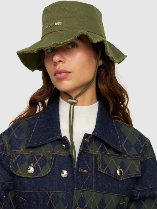 Jacquemus   Le Bob Artichaut cotton bucket hat 