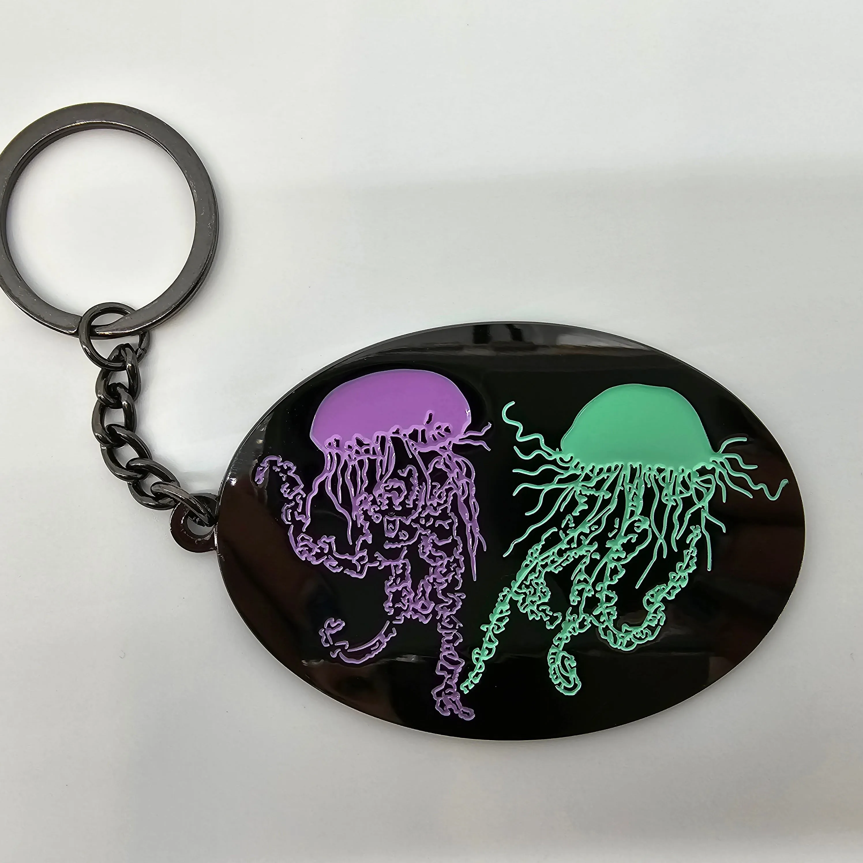 Jellyfish Key Chain