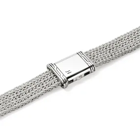 John Hardy Silver Smart Watch Strap, 12mm