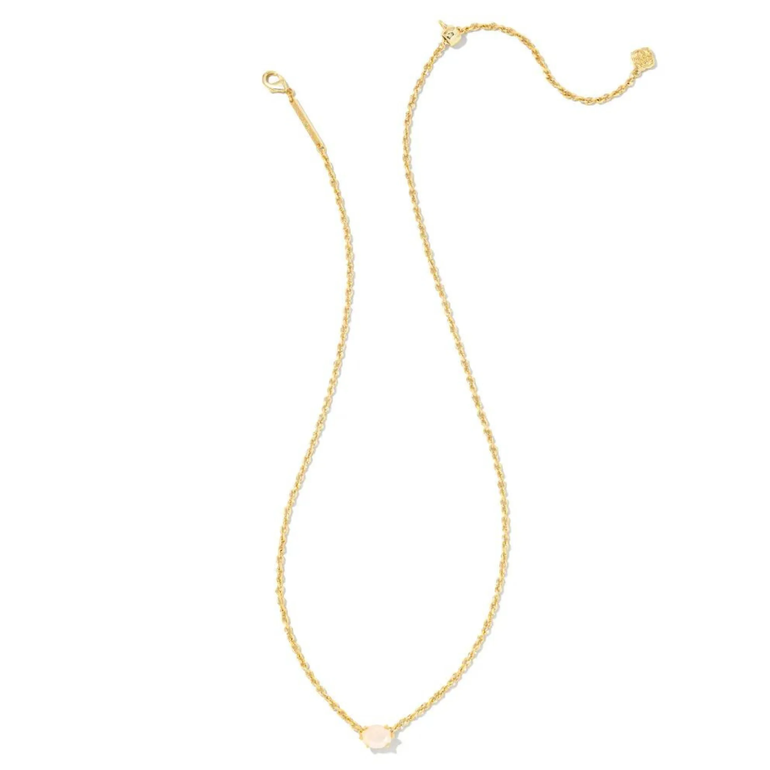 Kendra Scott | Cailin Gold Pendant Necklace in Champagne Opal Crystal