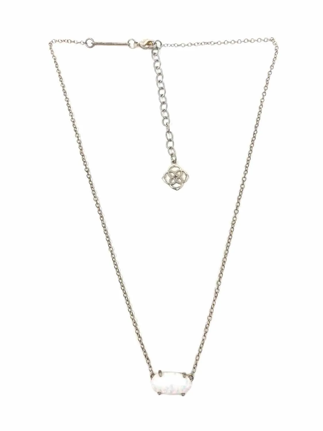 Kendra Scott Oval Adjustable Opal Necklace