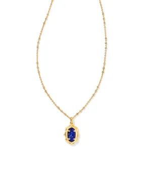 Kendra Scott - Piper Pendant Necklace - Gold Blue Lapis