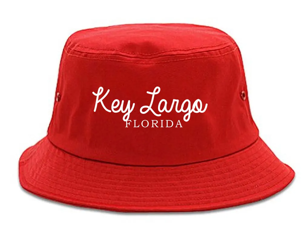 Key Largo Florida Souvenir Mens Bucket Hat