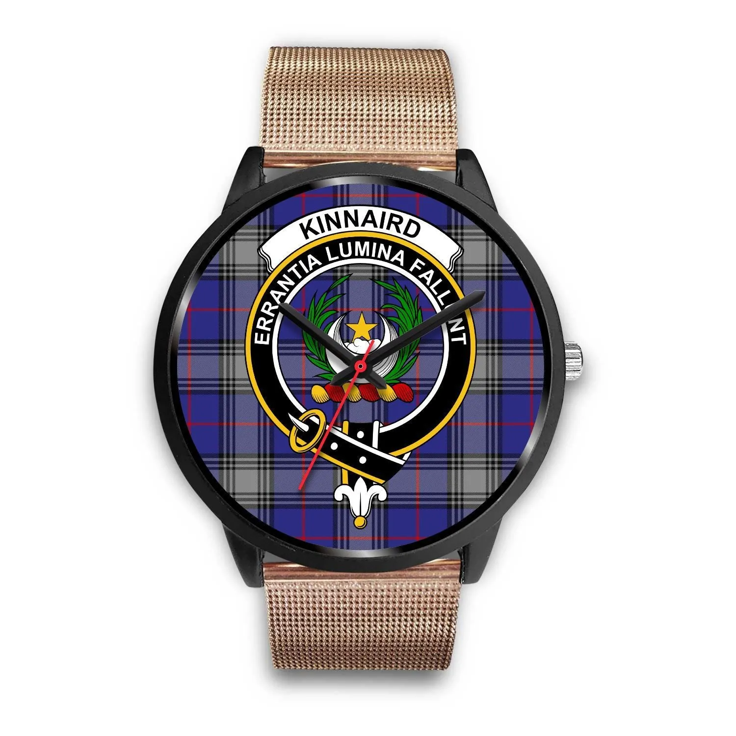 Kinnaird Clan Badge Tartan Black Watch