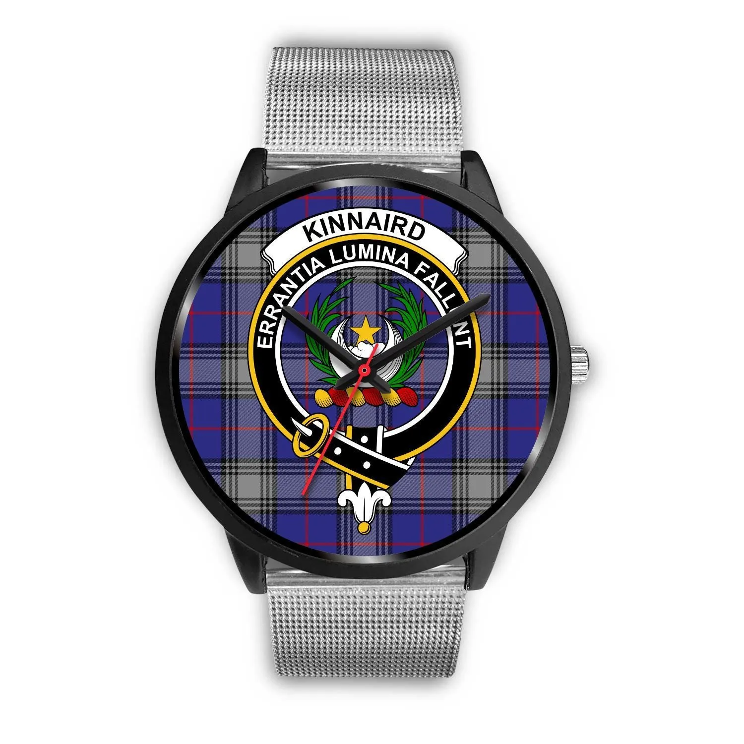 Kinnaird Clan Badge Tartan Black Watch