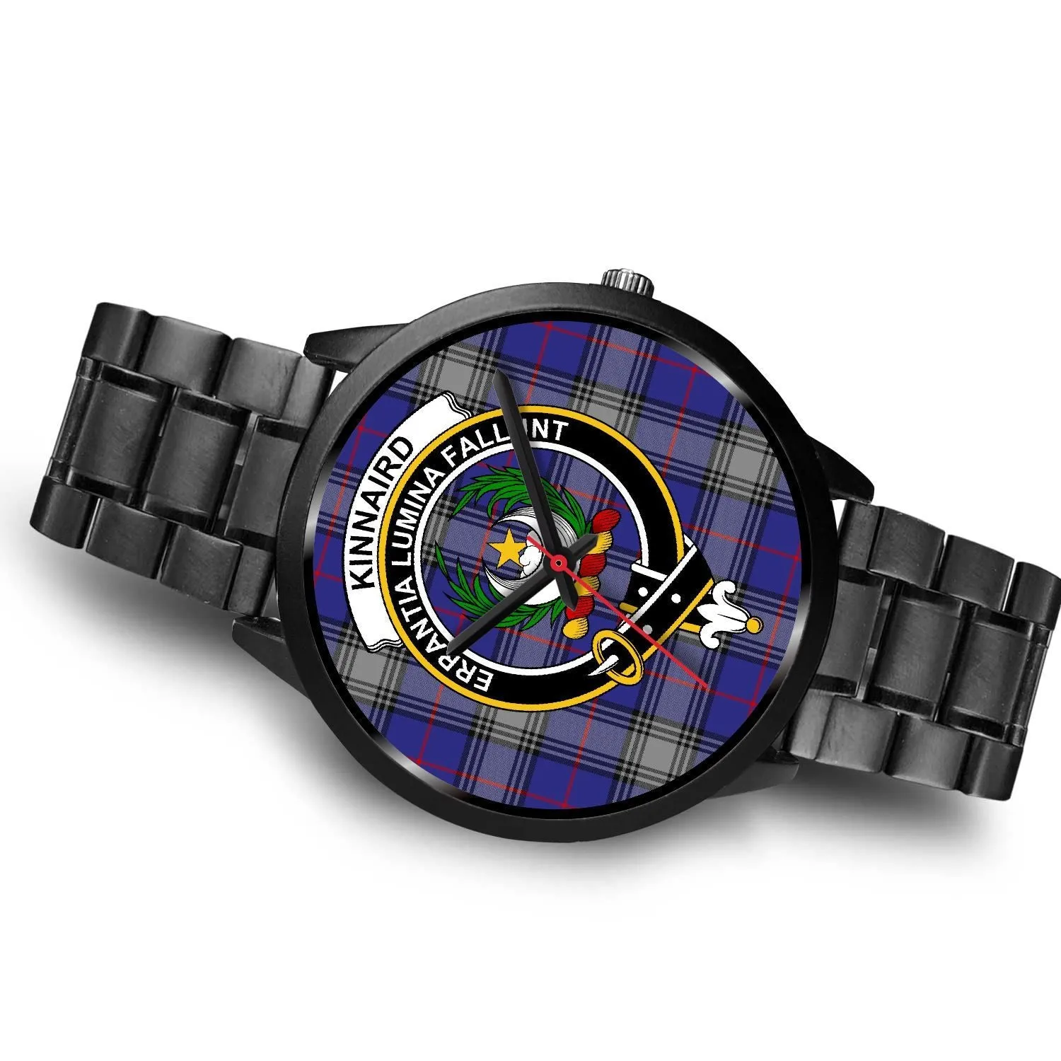 Kinnaird Clan Badge Tartan Black Watch