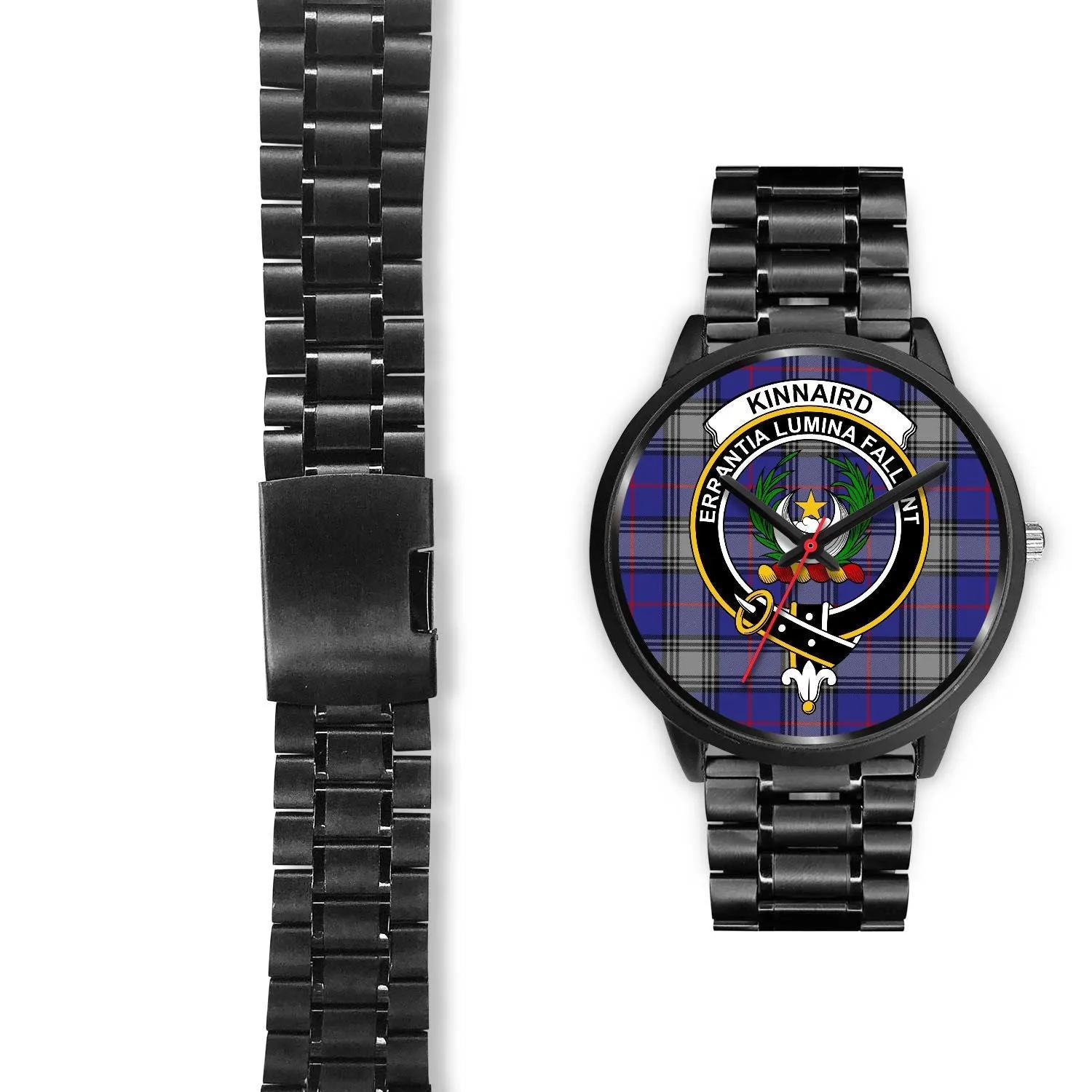 Kinnaird Clan Badge Tartan Black Watch