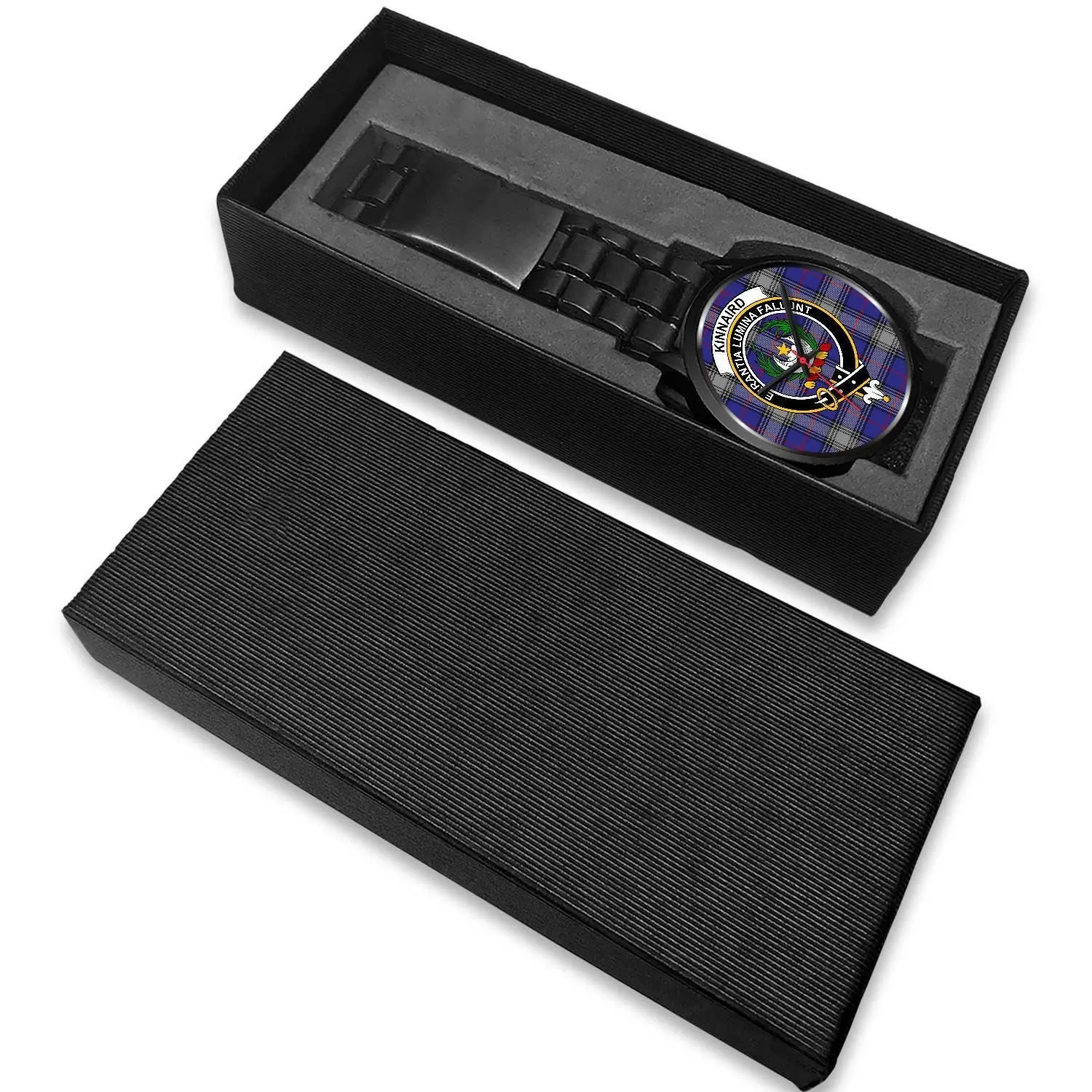 Kinnaird Clan Badge Tartan Black Watch