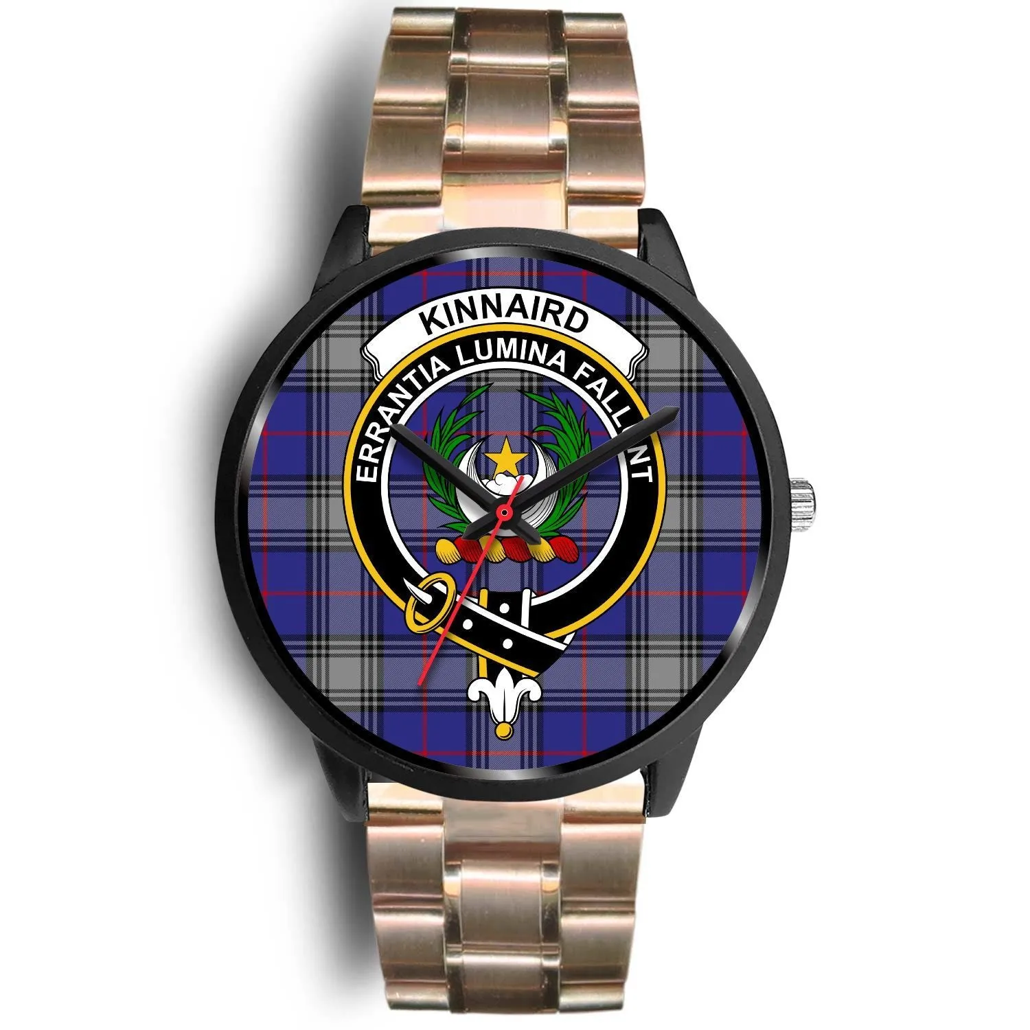 Kinnaird Clan Badge Tartan Black Watch