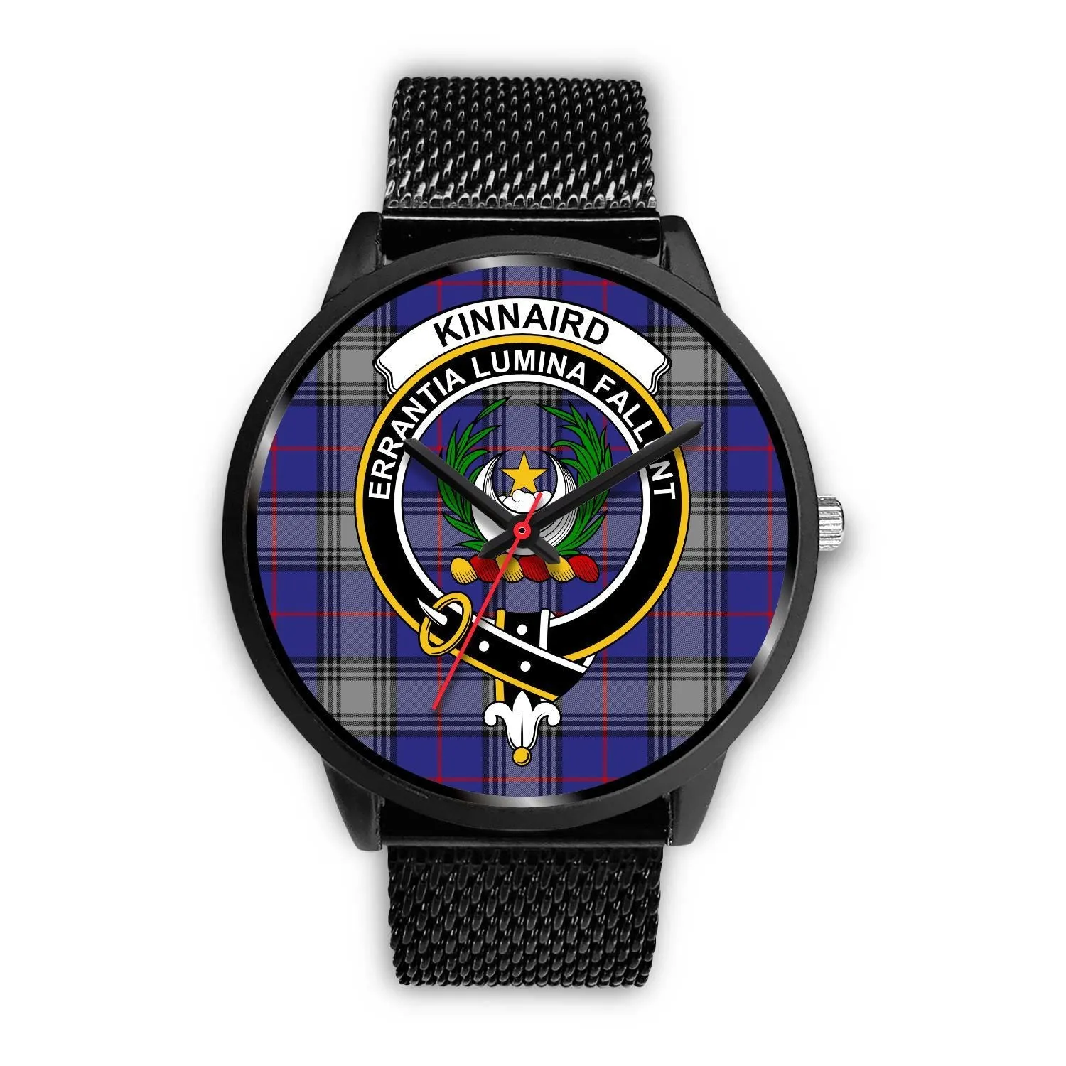 Kinnaird Clan Badge Tartan Black Watch