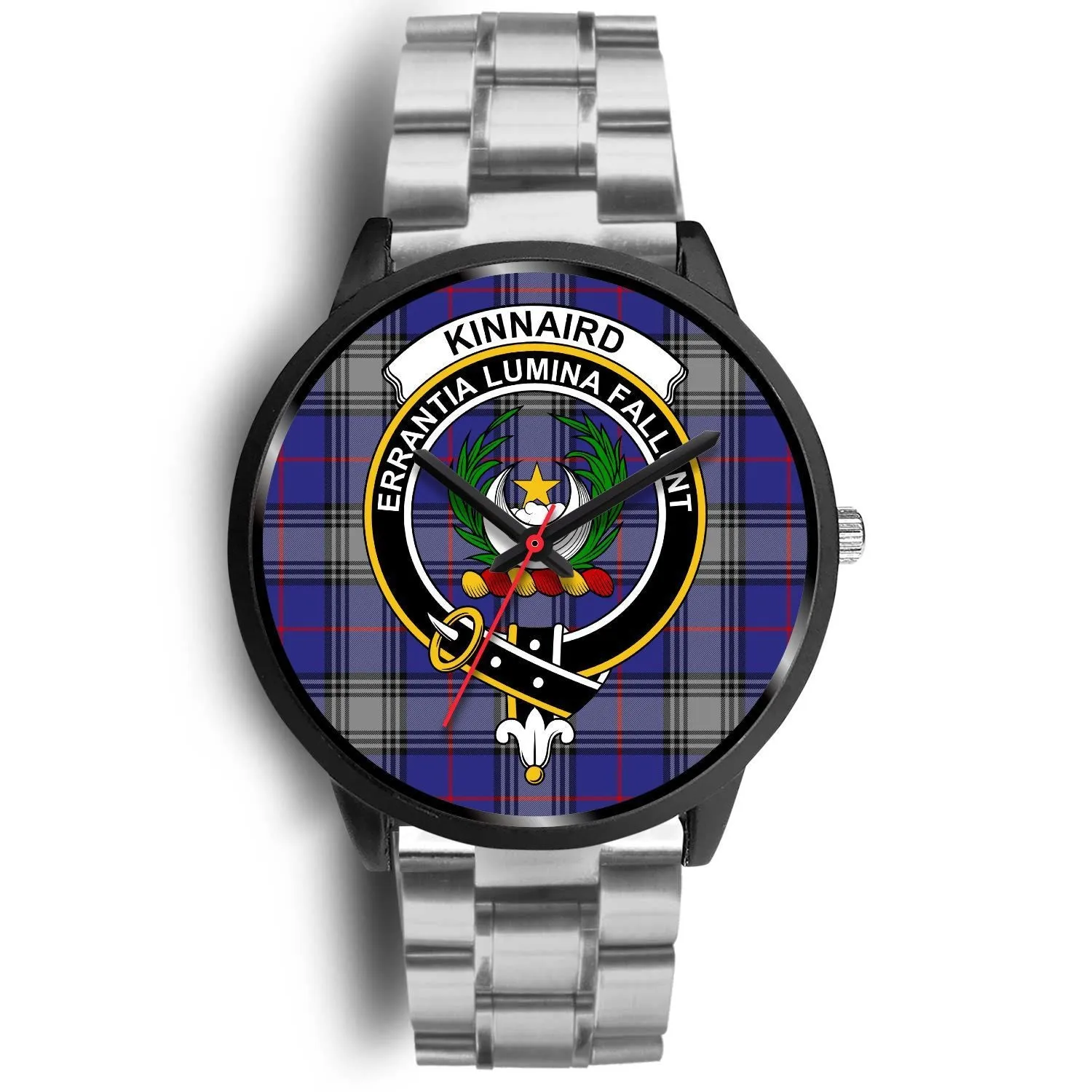 Kinnaird Clan Badge Tartan Black Watch