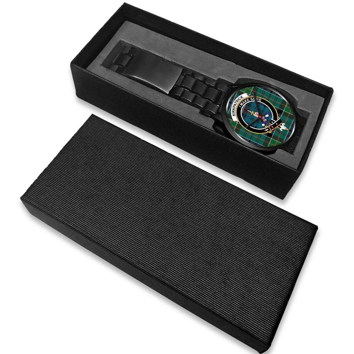 Kirkpatrick Clan Badge Tartan Black Watch