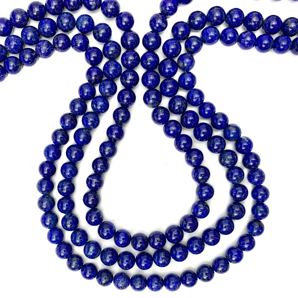 Lapis Lazuli 6.5mm Smooth Rounds