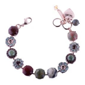 Large Rosette Rivoli Bracelet in "Terra"  *Custom*