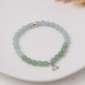 Libra Birthstone Gemstone Bracelet