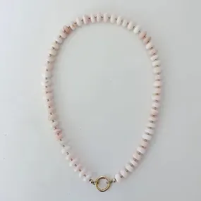 Liv James - Pink Opal Vermeil Charm Necklace