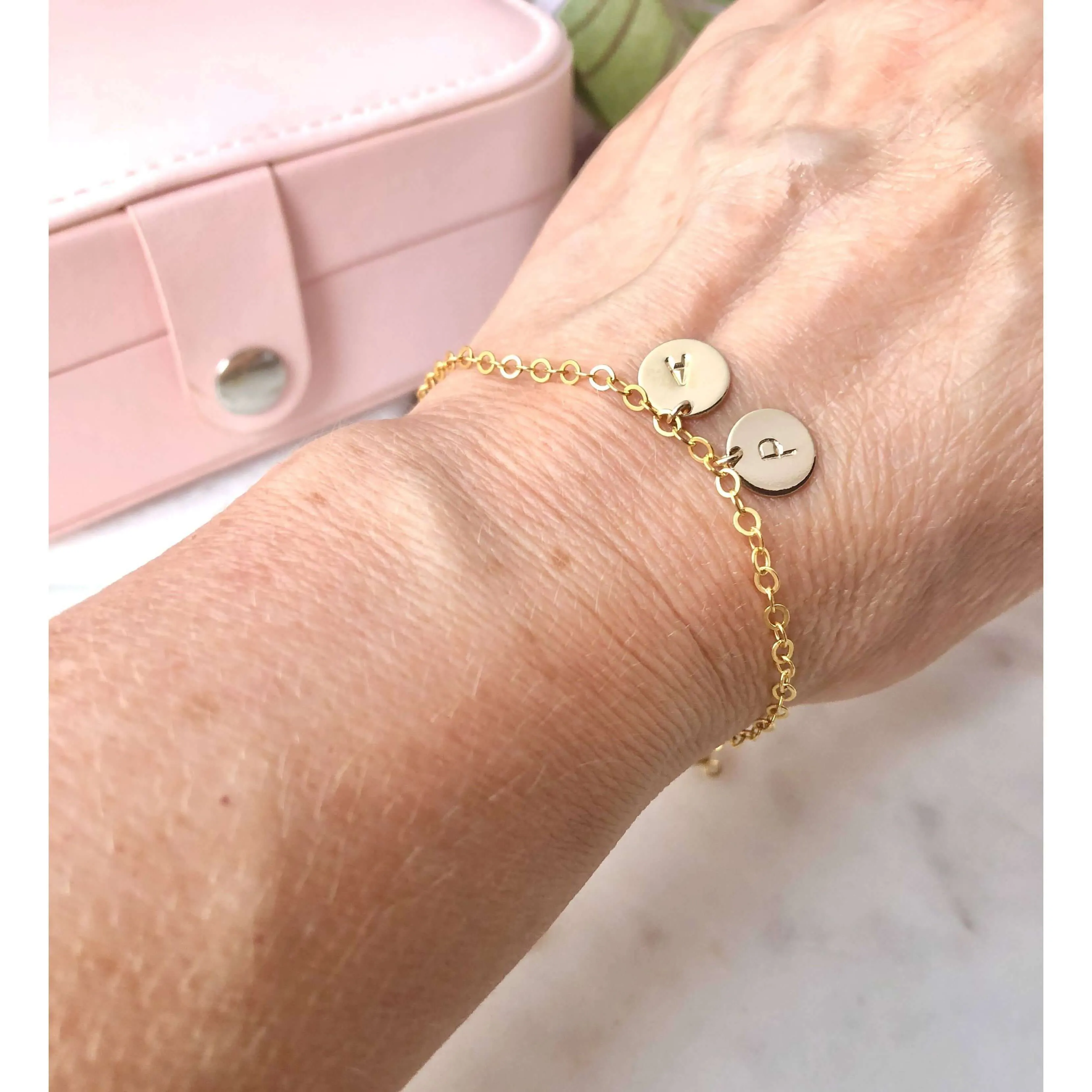 Luna Initial Bracelet