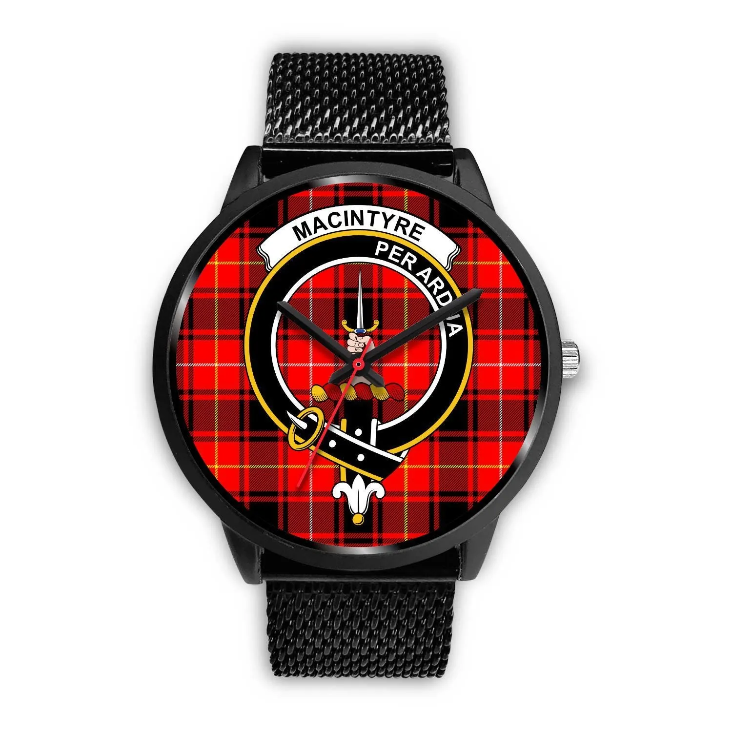 MacIntyre Modern Clan Badge Tartan Black Watch