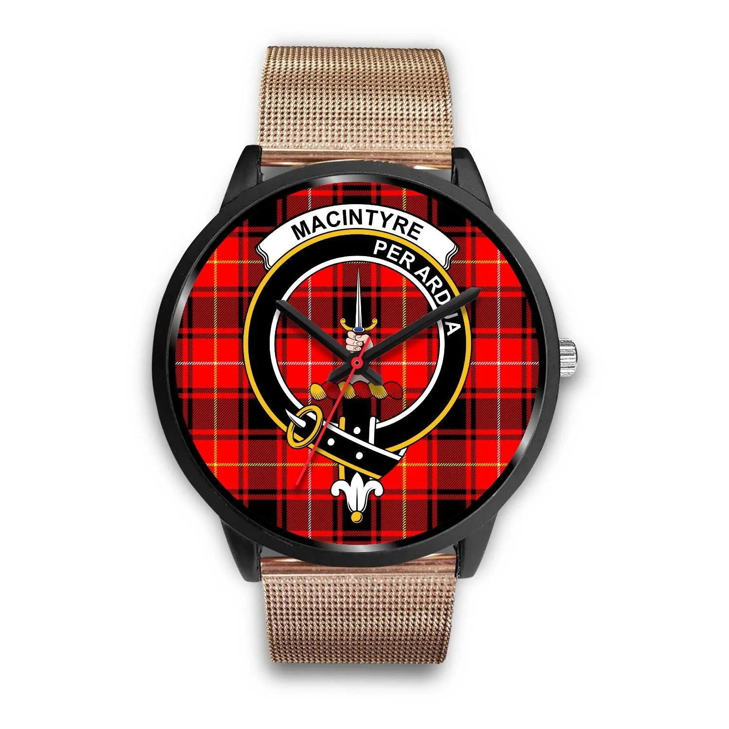 MacIntyre Modern Clan Badge Tartan Black Watch