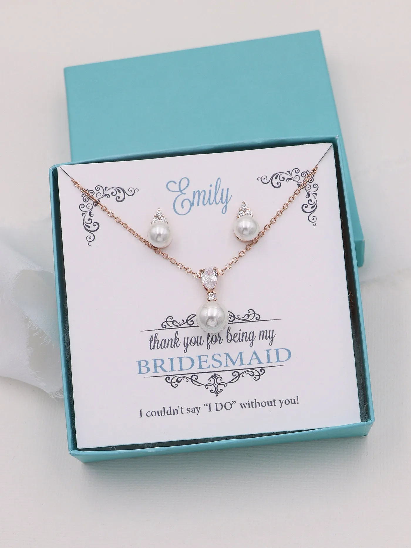 Madelyn Pearl Bridesmaid Jewelry Set