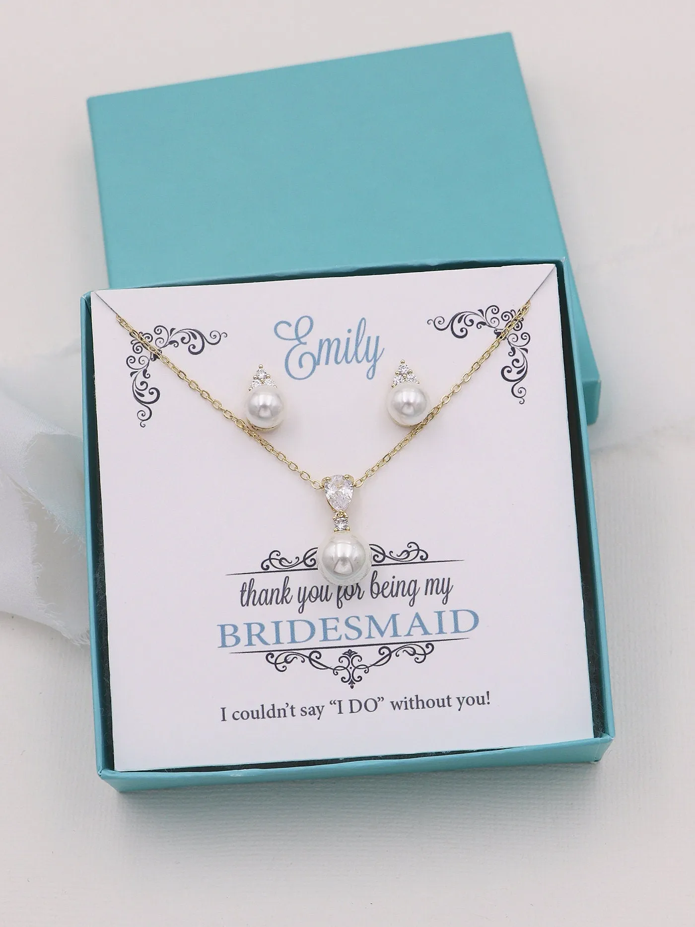 Madelyn Pearl Bridesmaid Jewelry Set