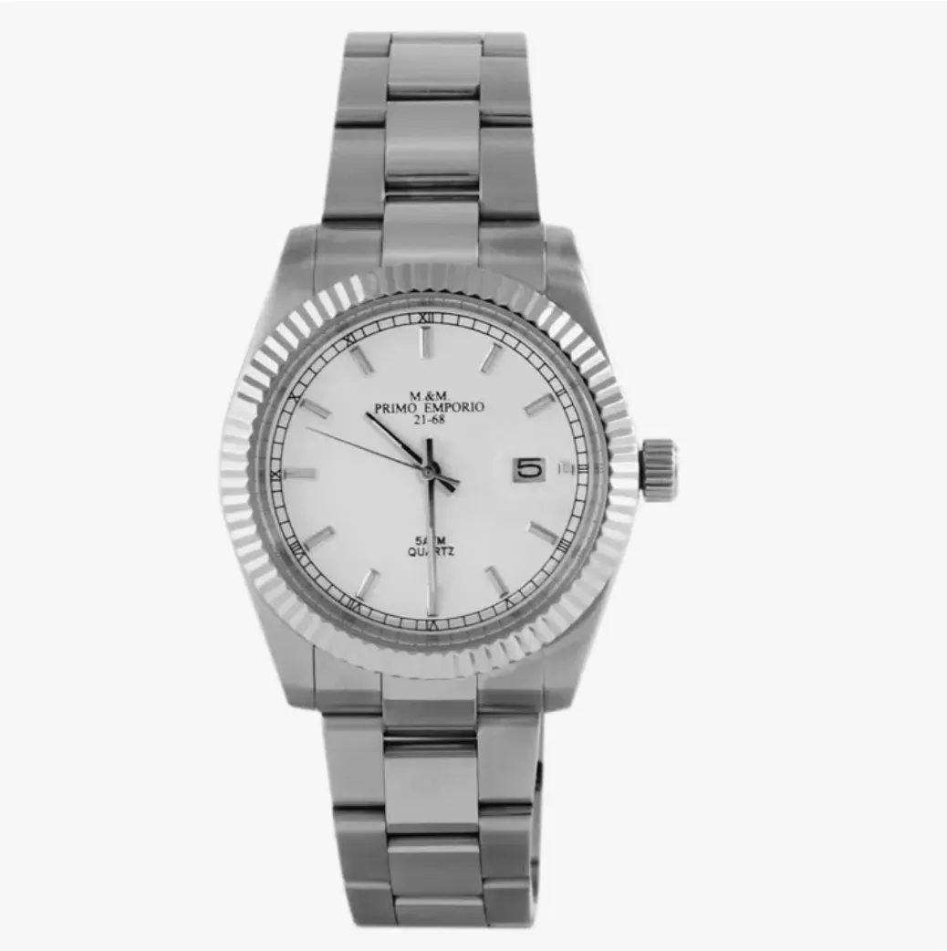 M&M Primo Emporio Watch in Stainless Steel 1053AW