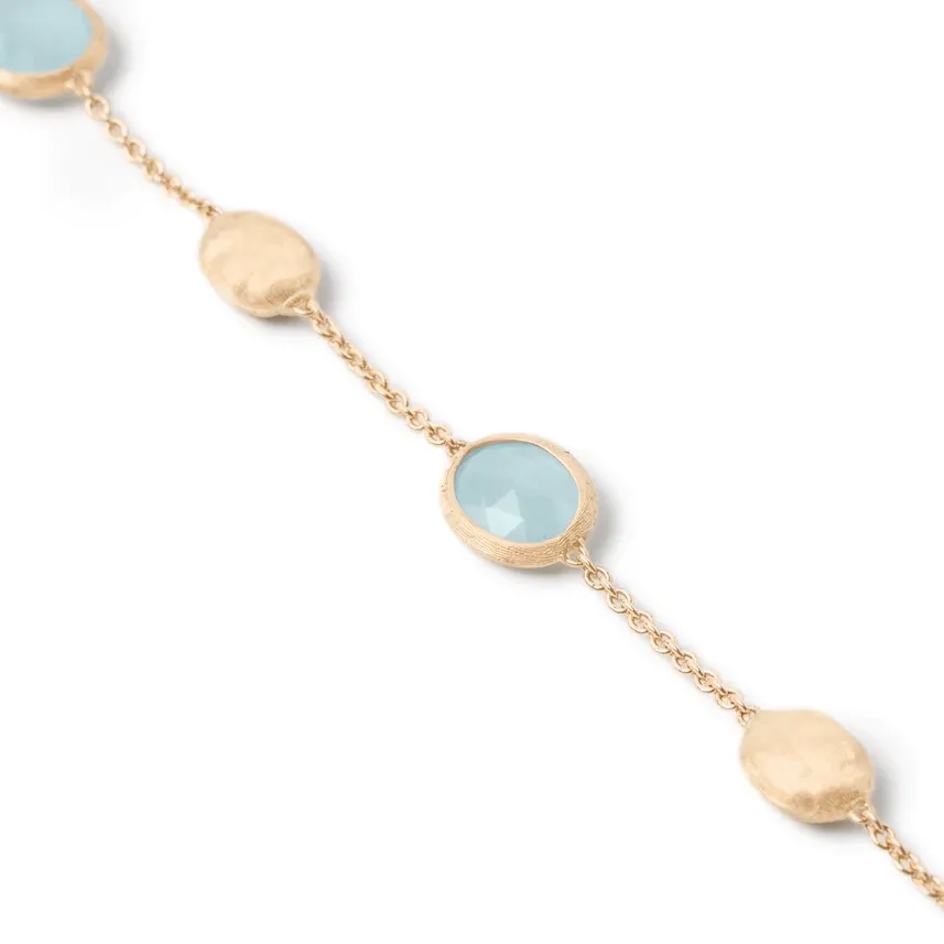 Marco Bicego Siviglia 18K Yellow Gold Aquamarine Bracelet