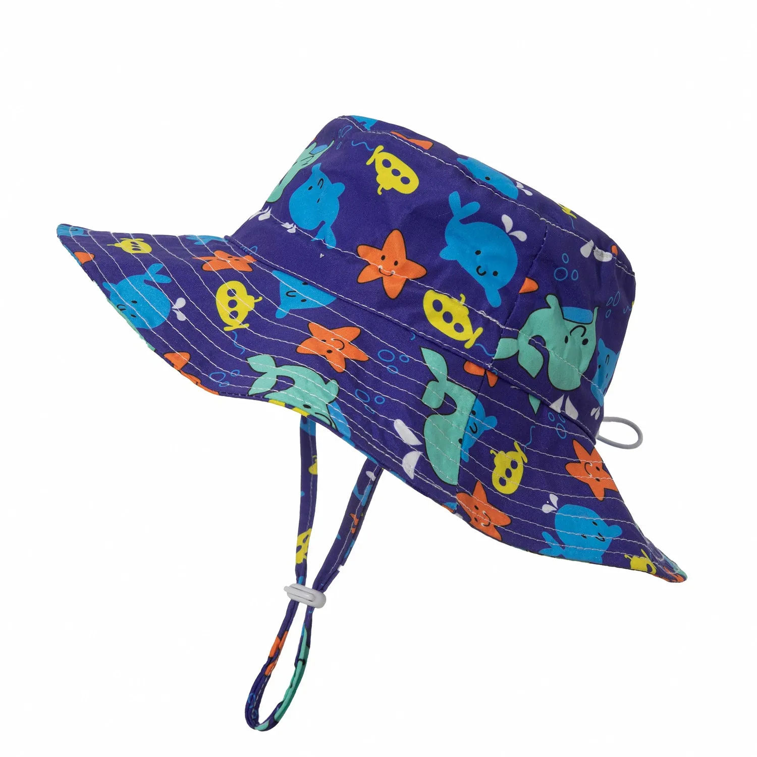 Marine Animal Children's Bucket Hat Outdoor Breathable 0-5 Years Old Men and Women Baby Sunhat