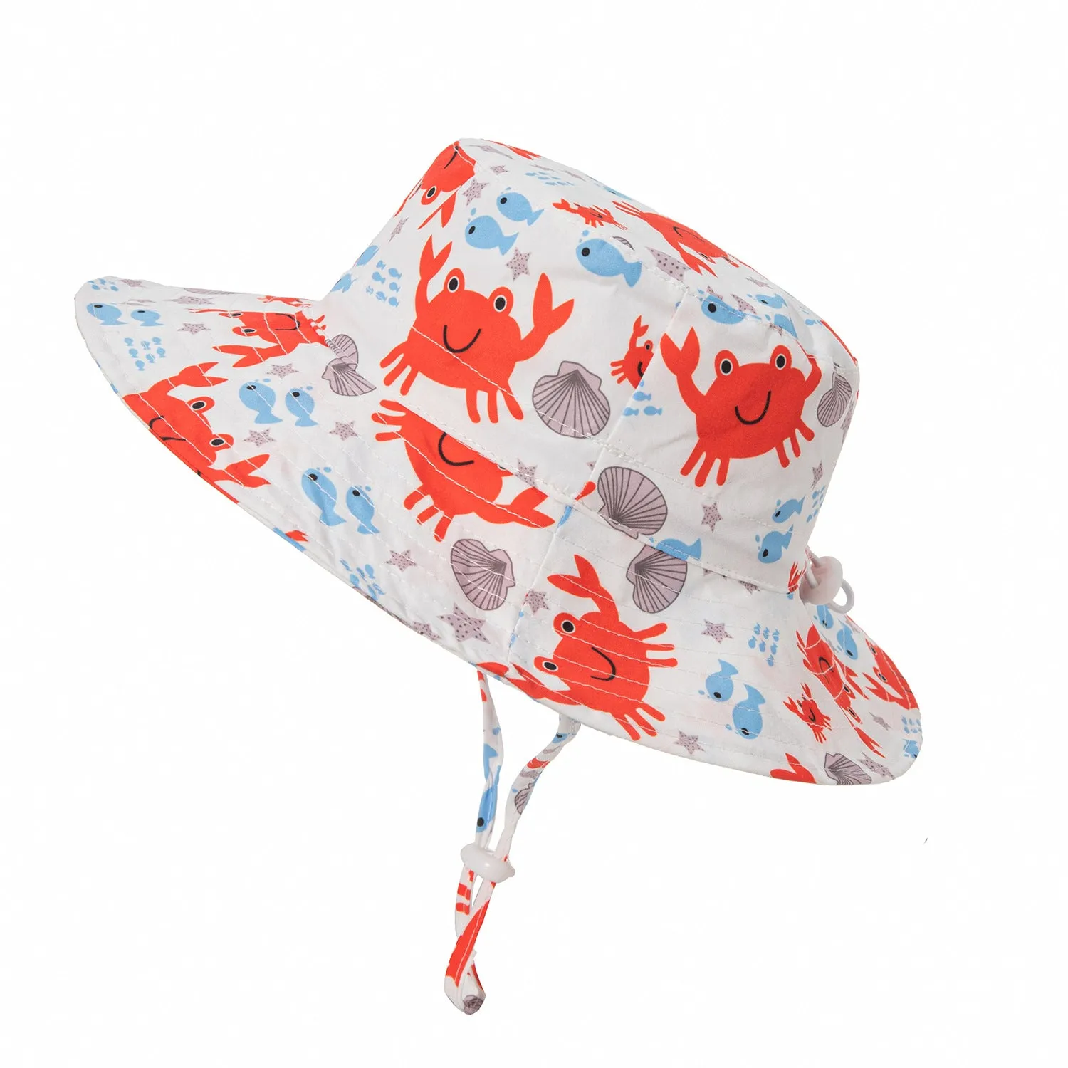 Marine Animal Children's Bucket Hat Outdoor Breathable 0-5 Years Old Men and Women Baby Sunhat