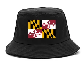 Maryland State Flag MD Chest Mens Bucket Hat