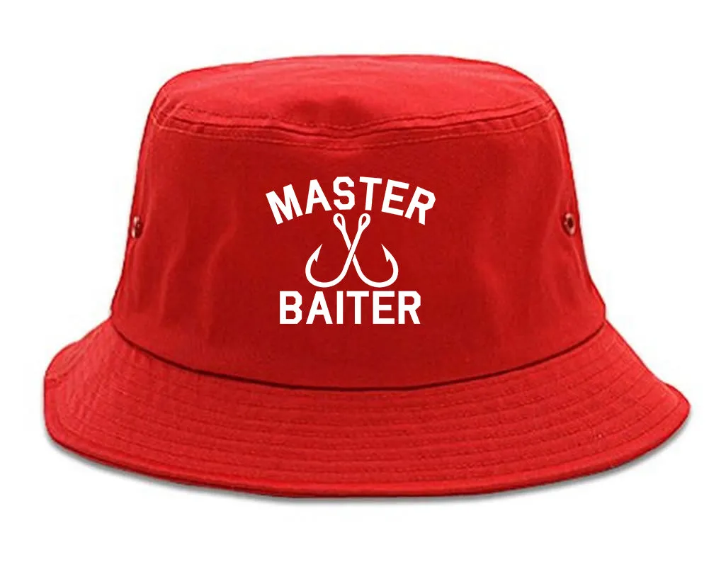 Master Baiter Fishing Hook Mens Bucket Hat