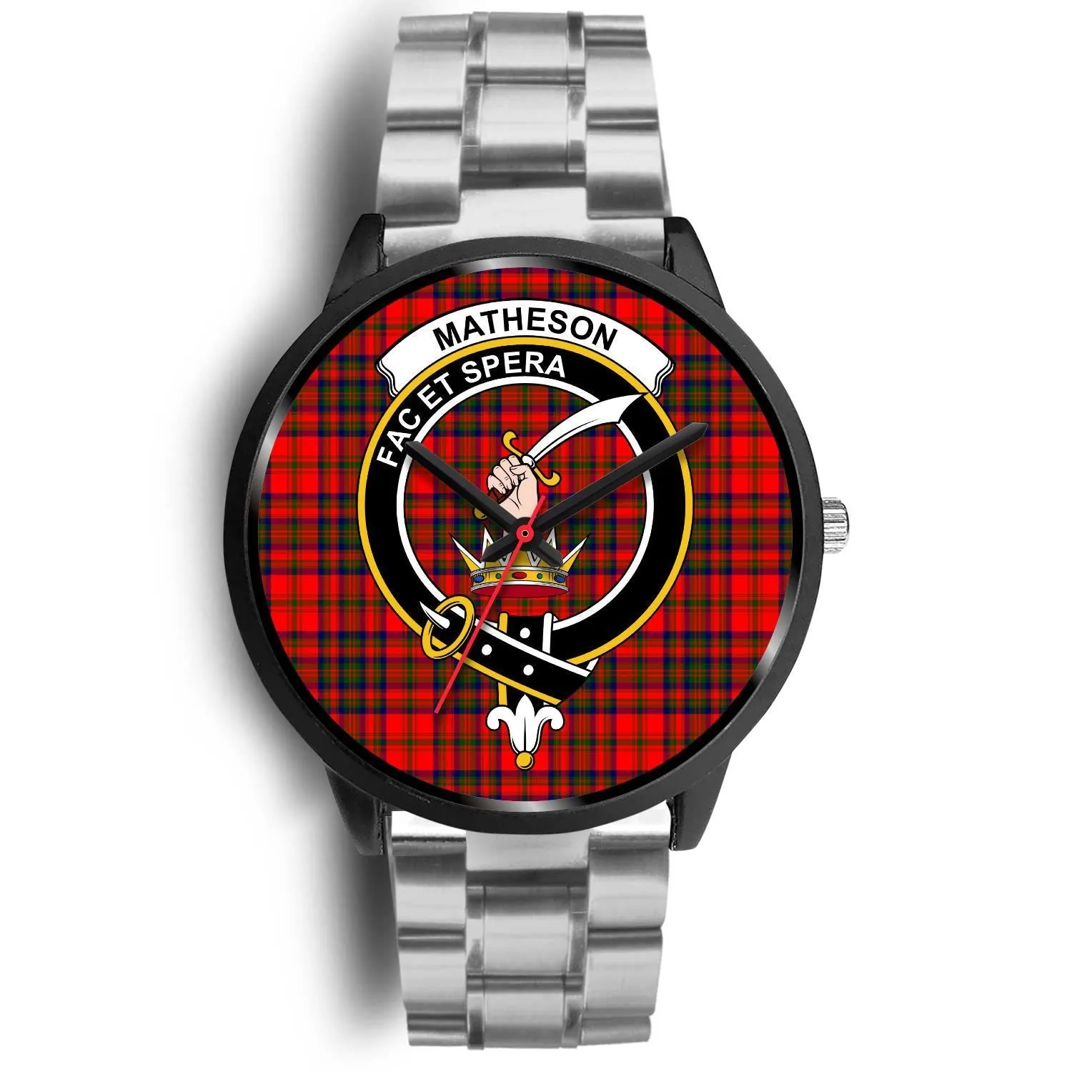 Matheson Modern Clan Badge Tartan Black Watch