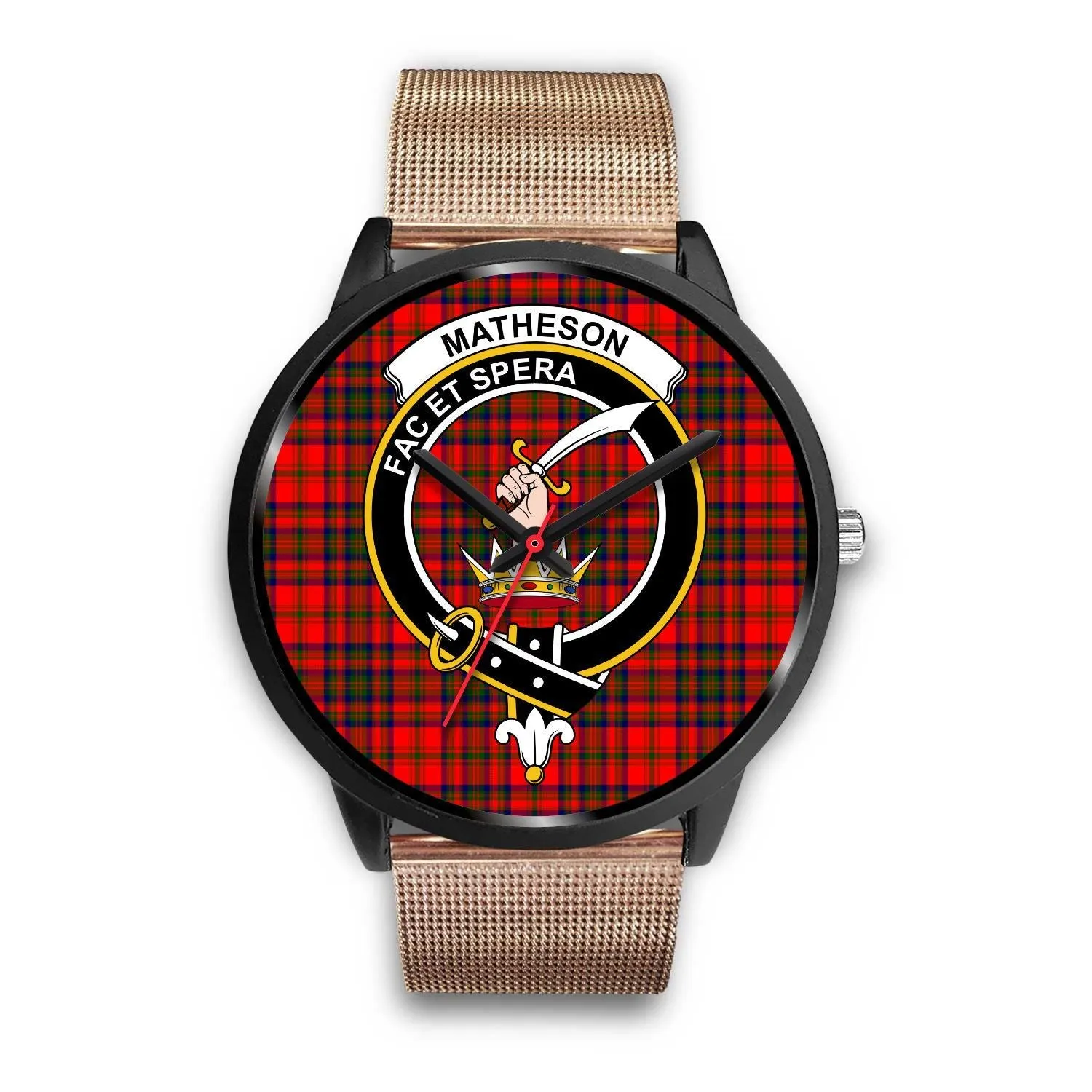 Matheson Modern Clan Badge Tartan Black Watch