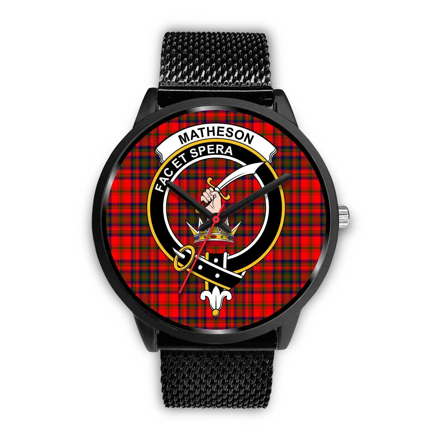 Matheson Modern Clan Badge Tartan Black Watch