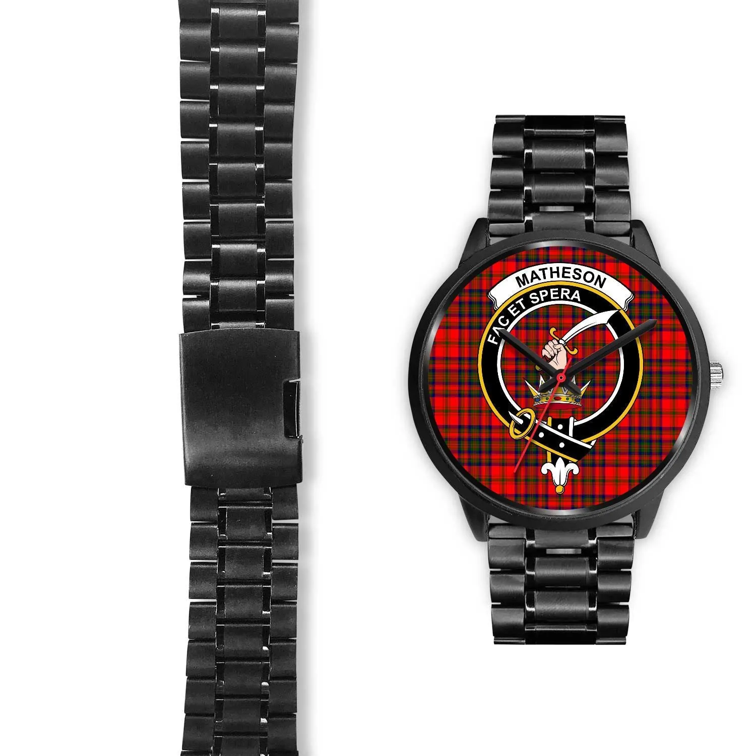 Matheson Modern Clan Badge Tartan Black Watch