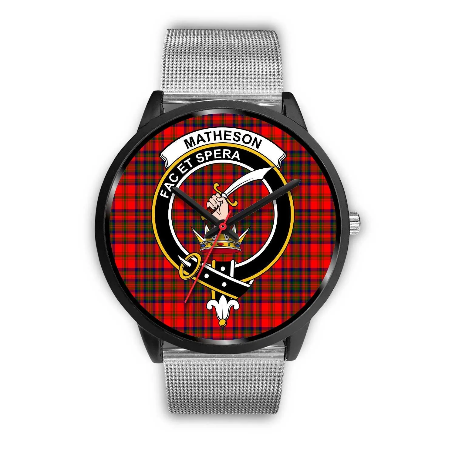 Matheson Modern Clan Badge Tartan Black Watch