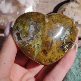 Matrix Green Opal Heart (#2)