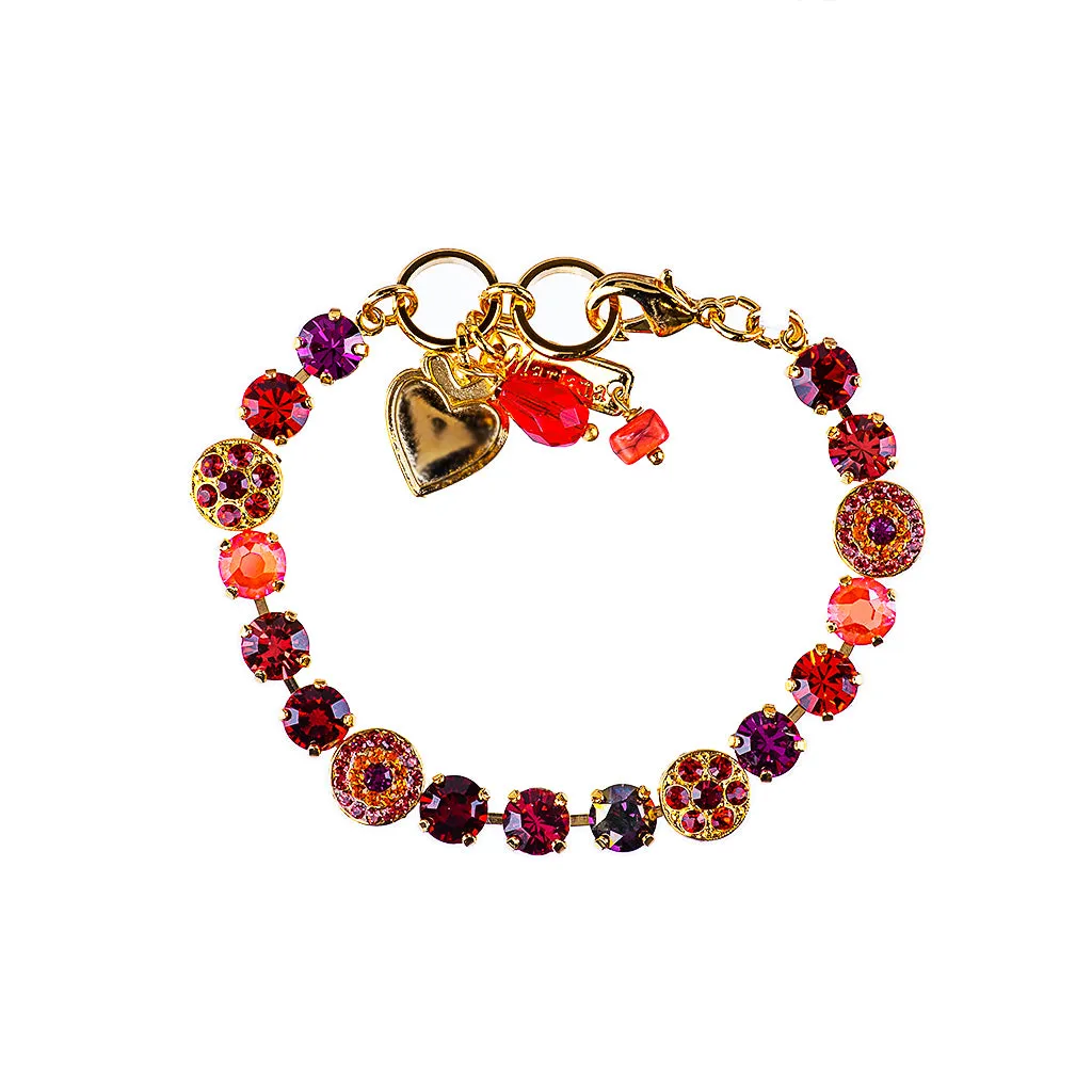 Medium Pavé Bracelet in "Hibiscus" *Custom*