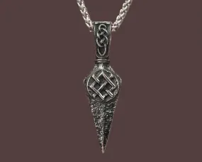 Men Spearhead Arrowhead Necklace Viking Gungnir Spear Pendant Necklace Charm Talisman Jewelry For Warrior Viking Gift for Men Odins Gifts