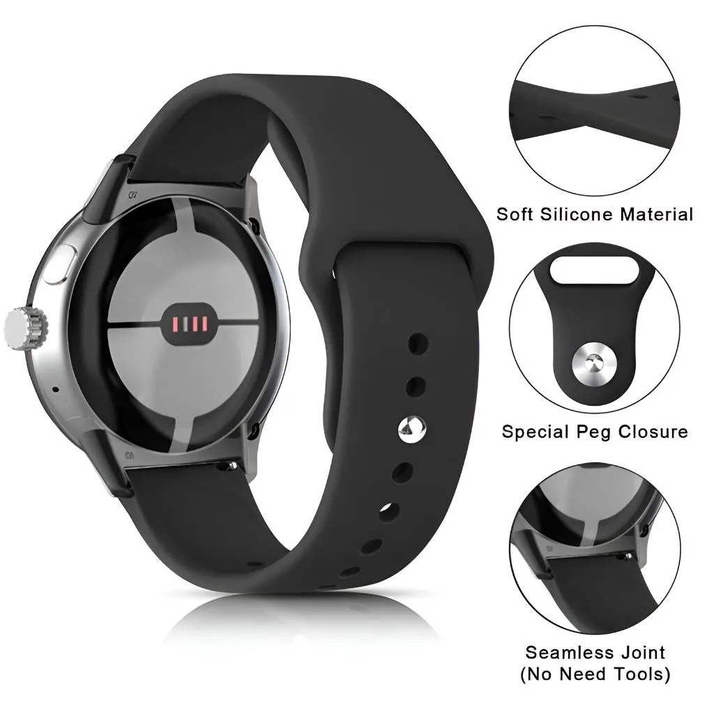 Merx Silicone Sports Band For Google Pixel Watch