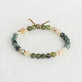 Military Family Mini Bracelet - Green | Military Tribute Bracelet