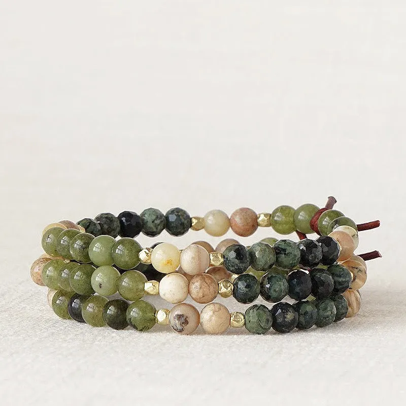 Military Family Mini Bracelet - Green | Military Tribute Bracelet