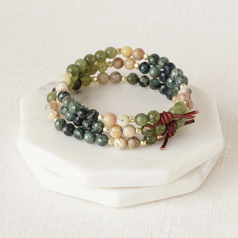 Military Family Mini Bracelet - Green | Military Tribute Bracelet