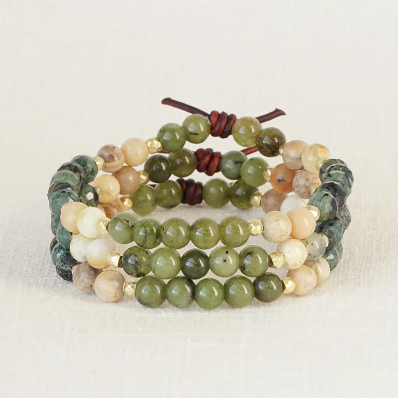 Military Family Mini Bracelet - Green | Military Tribute Bracelet