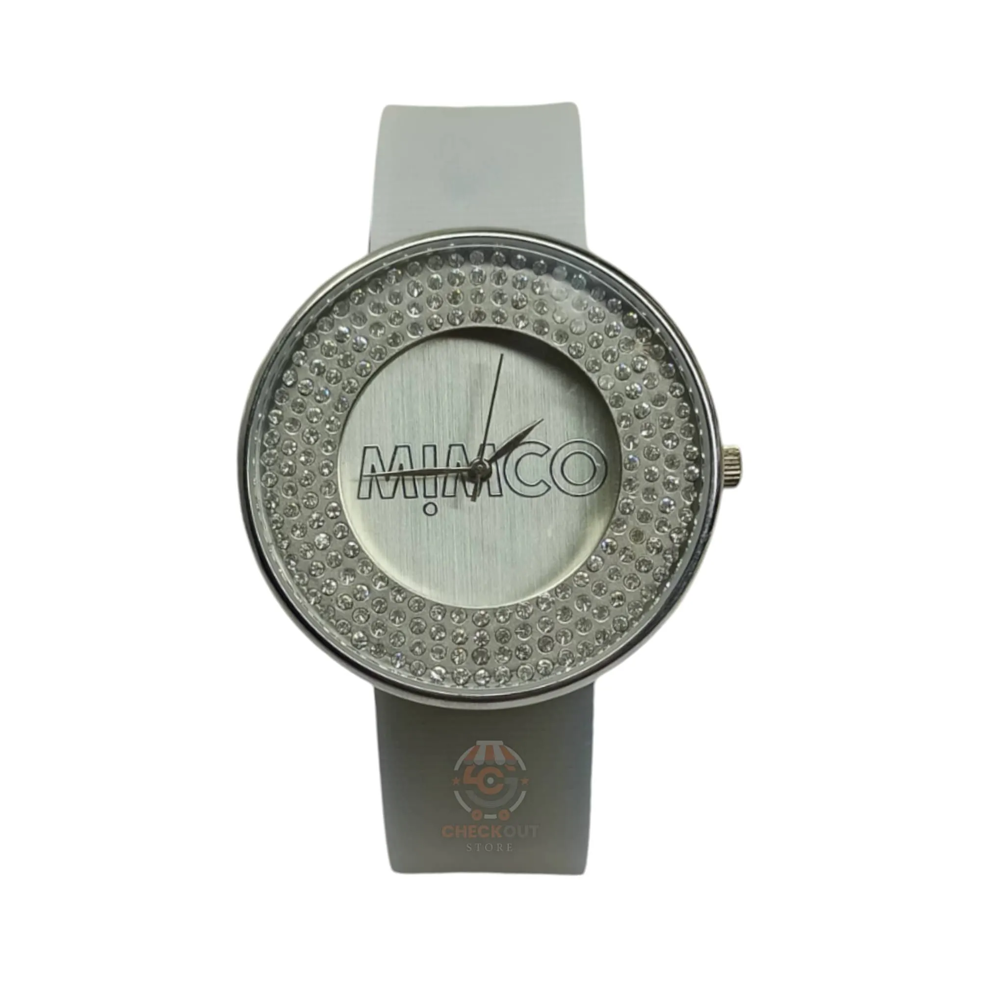 Mimco - Orginal - Silver/White - Silicone Strap - 42mm - Women's Watch