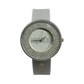 Mimco - Orginal - Silver/White - Silicone Strap - 42mm - Women's Watch