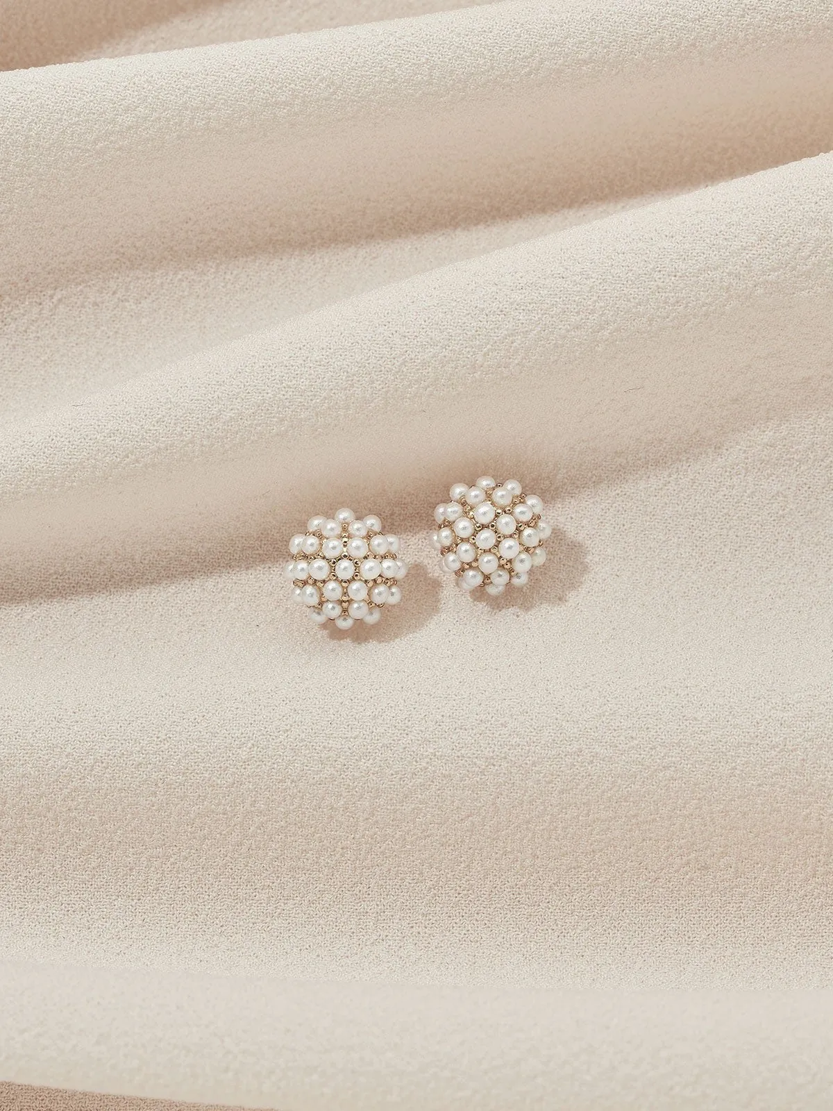 Mini Pearl Pave Studs